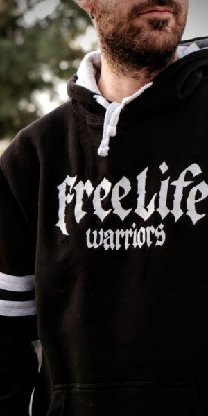 Sudadera Ringed Free Life Warriors