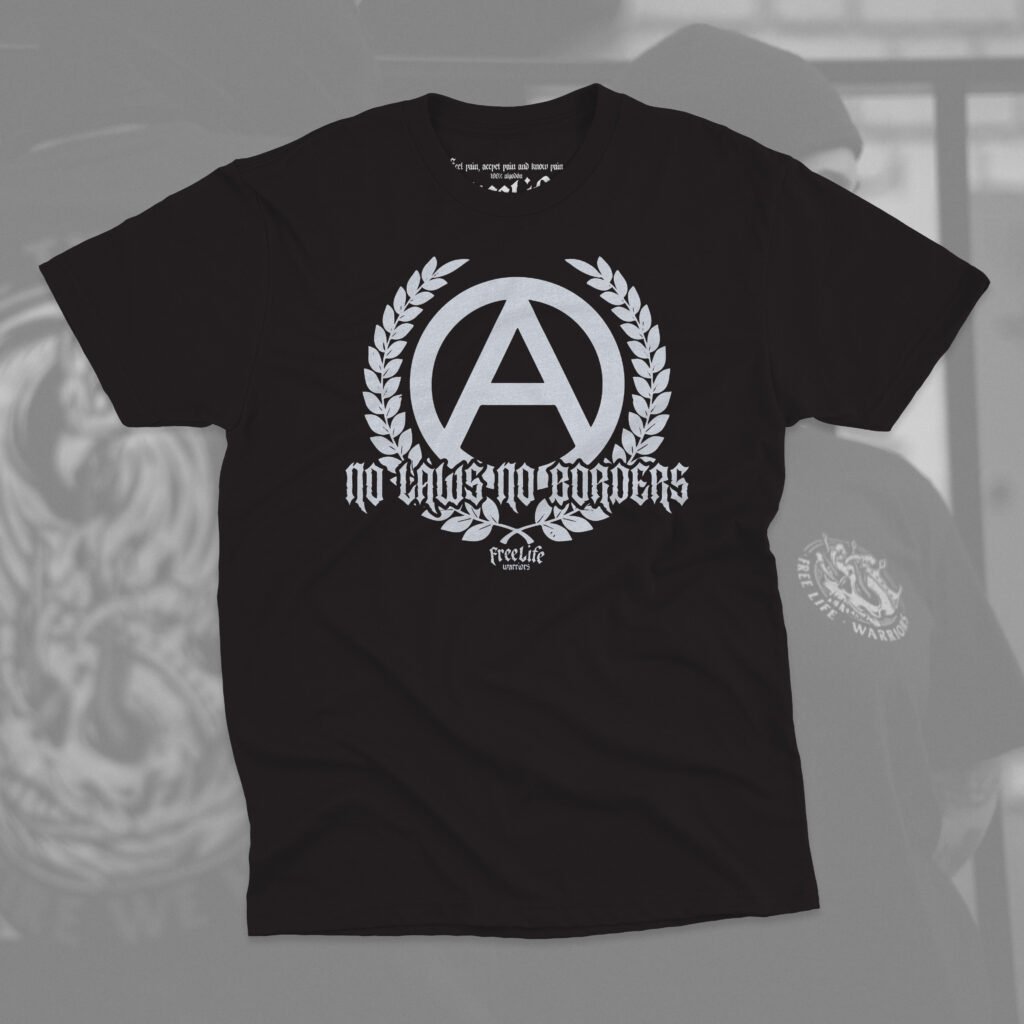 Camiseta Unisex - No Laws No Borders